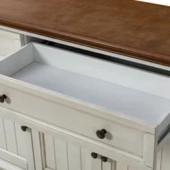 Rick 58'' Wide 3 Drawer Traditional Sideboard With Solid Wood Legs| KARAT HOME -Baxton Studio Store GUEST 004b190f 64c5 4918 8115 5cb2554ba552