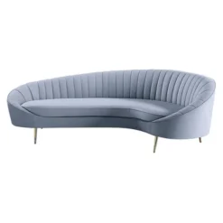 103" Ballard Sofa Light Gray Velvet - Acme Furniture