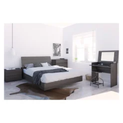 Queen Tribeca Platform Bed Black - Nexera -Baxton Studio Store GUEST 02fa3b1a 324b 4c87 aa28 2fef27115a7f
