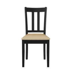 5pc Amber Traditional Height Dining Set Black/Beige - Dorel Living -Baxton Studio Store GUEST 04f97436 57df 4bd5 a71b b39bb6788d4a