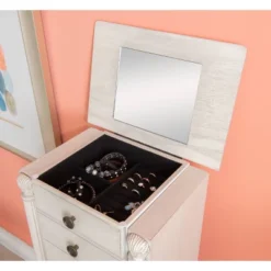 Obrecht Jewelry Armoire Off White - Powell Company -Baxton Studio Store GUEST 0560754e 7645 4541 bedb 95a3075295b4