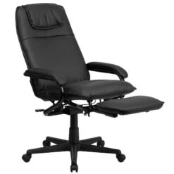 Emma And Oliver High Back Black LeatherSoft Executive Reclining Ergonomic Office Chair With Arms -Baxton Studio Store GUEST 05ba5d80 28f8 4320 8935 25dc2409bc87