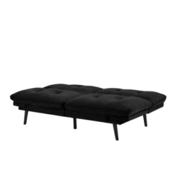 Finley Convertible Futon Sofa Bed Black - Serta -Baxton Studio Store GUEST 05f76257 a432 4c1e ba52 9cdec931b1bd