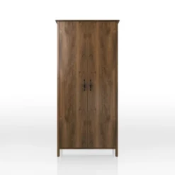 Andreasson Wardrobe Closet Distressed Walnut - HOMES: Inside + Out -Baxton Studio Store GUEST 069f703e 58e7 4db5 8372 36c88d3e0b9b