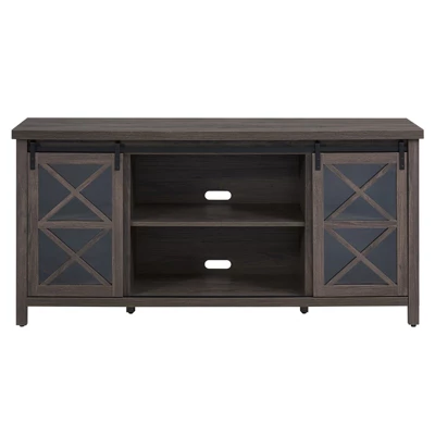 68 In. Alder Brown TV Stand - Henn&Hart 3 68 In. Alder Brown TV Stand - Henn&Hart - Image 3