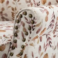 Araceli Traditional Comfy Floral Livingroom Armchair | ARTFUL LIVING DESIGN -Baxton Studio Store GUEST 06d8867c 916d 47de b79f c17e0fd3ad6a