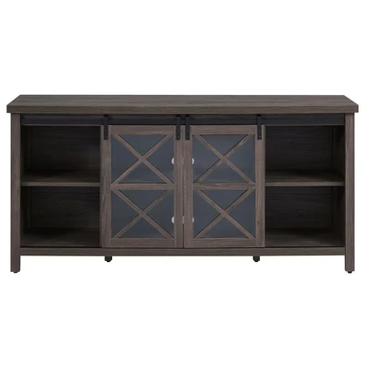 68 In. Alder Brown TV Stand - Henn&Hart 7 68 In. Alder Brown TV Stand - Henn&Hart - Image 7