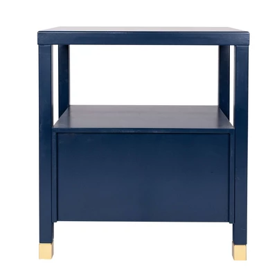 Hooper Accent Side Table Navy Blue - East At Main 5 Hooper Accent Side Table Navy Blue - East At Main - Image 5