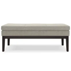 Bragg Ottoman Bench Light Gray - WyndenHall -Baxton Studio Store GUEST 0910b477 b585 4656 b665 8d52245be093