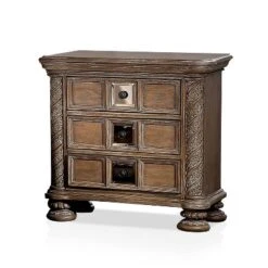 5pc Lellen Bedroom Set Beige/Rustic Natural Tone - HOMES: Inside + Out -Baxton Studio Store GUEST 09c52c7b 8e06 469e 9ccf beea479bd176