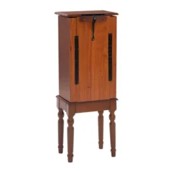 Wylie Jewelry Armoire Cherry Red - Powell Company -Baxton Studio Store GUEST 0a72eefc f8ce 4fce 885c b5fcf755e43e