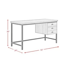 Ashby Desk Light Gray - Picket House Furnishings -Baxton Studio Store GUEST 0ac16333 5273 4fa9 8010 51923938309d