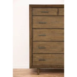 6pc Aurora Mid-Century Brown Bedroom Set With Upholstered Bed - Abbyson Living -Baxton Studio Store GUEST 0c05e315 6740 42f9 aa38 90eb10f53309