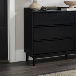 Mid-Century Modern Solid Wood 6 Drawer Double Dresser - Saracina Home -Baxton Studio Store GUEST 0d3deb4d 8597 4f72 8143 ca6f1c61edb4