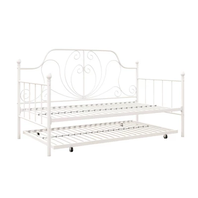 Twin Leila Metal Daybed And Trundle White - Room & Joy 3 Twin Leila Metal Daybed And Trundle White - Room & Joy - Image 3