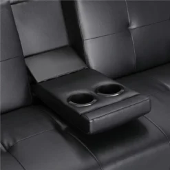 Yaheetech Convertible Faux Leather Sofa Bed Futon With Armrest -Baxton Studio Store GUEST 0d760525 ceb4 44fc 822a dd23461cbb55