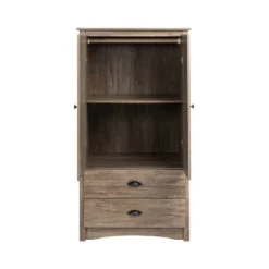 Salt Spring 2 Door Armoire Drifted Gray - Prepac -Baxton Studio Store GUEST 0dc86d21 6d12 4384 b219 4d1e268f8ca5