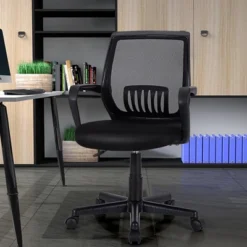 Costway Mid-Back Office Executive Chair Mesh Chair Height Adjustable W/ Lumbar Support 11 Costway Mid-Back Office Executive Chair Mesh Chair Height Adjustable W/ Lumbar Support -Baxton Studio Store GUEST 0df5656b 2f28 4b56 b5e8 946017c84ec0