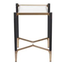 Park View Rectangle Occasional Side Table Black/Gold - A&B Home -Baxton Studio Store GUEST 0e4d5f4a 6b23 48ae a78d 0c512b00c833