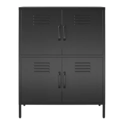 RealRooms Shadwick 4 Door Metal Locker Storage Cabinet 11 RealRooms Shadwick 4 Door Metal Locker Storage Cabinet -Baxton Studio Store GUEST 0e92cd9a 4e34 4e24 afe8 2d8568ef6206