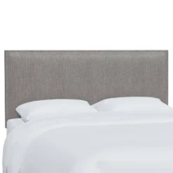 Arcadia Nailbutton Metallic Upholstered Headboard Groupie Pewter - Skyline Furniture 9 Arcadia Nailbutton Metallic Upholstered Headboard Groupie Pewter - Skyline Furniture -Baxton Studio Store GUEST 0f0db8a3 f26c 4c49 91de 2e0e89c459ad