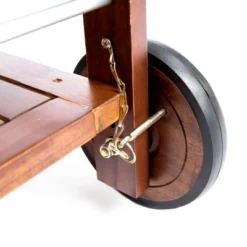 Cynthia Farmhouse Wooden Bar Cart Dark Oak Brown - Christopher Knight Home -Baxton Studio Store GUEST 0f90f3fb 3466 4775 9d2f 0b91f9a391bf