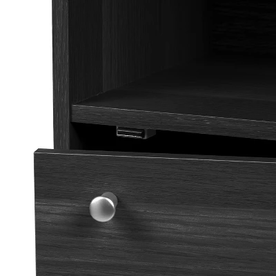 IRIS USA 3 Tier Open Cubby Storage Shelf With Door 3 IRIS USA 3 Tier Open Cubby Storage Shelf With Door - Image 3