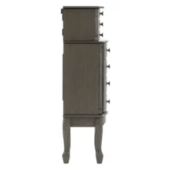 Sedalia Jewelry Armoire Gray - Powell Company -Baxton Studio Store GUEST 10387535 6f34 45f6 8537 487d097b995c