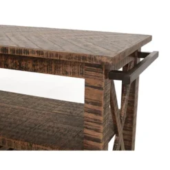 Chonglin Castered Cart Brown - Treasure Trove Accents -Baxton Studio Store GUEST 113b9130 1129 49fa b42c ad4141643d48