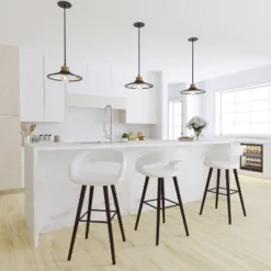 Merrick Lane Wood Ultramodern Bar Counter Stool With Upholstered Seat 21 Merrick Lane Wood Ultramodern Bar Counter Stool With Upholstered Seat -Baxton Studio Store GUEST 11735ac2 109d 4e90 b04e f076187bf85e