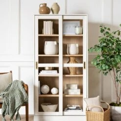 72" Promontory Cabinet With Sliding Doors - Threshold™ Designed With Studio McGee -Baxton Studio Store GUEST 123e42a0 83f1 4a74 b01e b843c1da7645