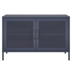 Channing 2 Door Storage Cabinet Mesh Metal Locker - Novogratz -Baxton Studio Store GUEST 12e6e08a a22c 4f3e afb2 eb6decc3db6f