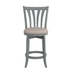 25.75" Savana Swivel Counter Height Barstool Blue (Wirebrush)/Cream - Hillsdale Furniture -Baxton Studio Store GUEST 13975e09 7af4 4278 86ab d3833d24d444