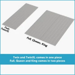 Continental Sleep, 0.75-Inch Vertical Mattress Support Wooden Bunkie Board/Slats With Cover -Baxton Studio Store GUEST 14fc7626 bbff 439d 8708 a028544383f7