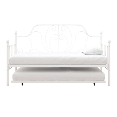 Twin Leila Metal Daybed And Trundle White - Room & Joy 6 Twin Leila Metal Daybed And Trundle White - Room & Joy - Image 6