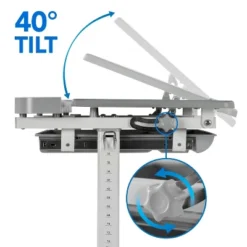 Mount-It! Kids Desk And Chair Set For Ages 3-10 - Gray -Baxton Studio Store GUEST 15adacfd cd28 4e20 ace8 2a3e01212d1d