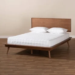 King Karine Finished Wood Platform Bed Brown - Baxton Studio 10 King Karine Finished Wood Platform Bed Brown - Baxton Studio -Baxton Studio Store GUEST 15ca3d02 d5fa 4fd7 90be a4dfa0feda29