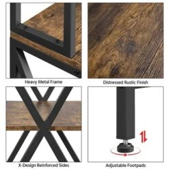 Yaheetech 5-Tier Kitchen Baker's Rack Utility Storage Shelf With 5 Shelves & Adjustable Feet -Baxton Studio Store GUEST 15e0ec0d de1c 4fcc b8c5 ce226cfe39bc