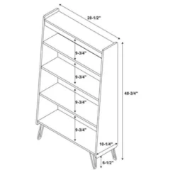 48" Perry 3 Shelf Bookshelf - Linon -Baxton Studio Store GUEST 1668f447 7d4c 4066 a4fc 0c73d84d4424