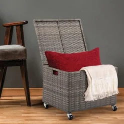 BIRDROCK HOME Rolling File Box-Storage Cabinet With Wheels-File Organizers Boxes - Home Office (Tan) -Baxton Studio Store GUEST 1683ef98 0332 418c 8e8b 646e52bb6792