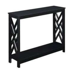 Titan Console Table With Shelf - Breighton Home -Baxton Studio Store GUEST 18971345 8a0d 4f56 ba5c 27fe3b7f3954
