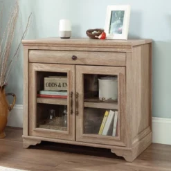 Rollingwood Country Library Base Brushed Oak - Sauder
