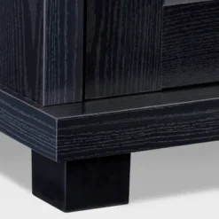 Fremont TV Stand For TVs Up To 95" With Glass Cabinets Black - CorLiving -Baxton Studio Store GUEST 1ad273c4 3126 4404 876a 5138670d5e6c