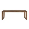 89" Rasmus Extendable Dining Table Chestnut - Boraam