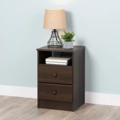 Astrid 2 Drawer Nightstand - Prepac -Baxton Studio Store GUEST 1c17fac4 a388 48f8 a613 b292585a097f
