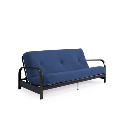 Full Axton Metal Arm Futon Frame With Mattress - Room & Joy 8 Full Axton Metal Arm Futon Frame With Mattress - Room & Joy - Image 8