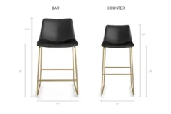 Inmod Kiersten Counter Stool (Set Of 2)