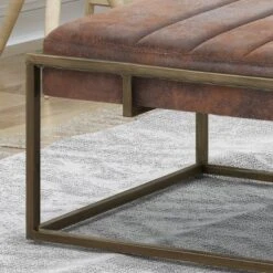 Magdalene Modern Fabric Ottoman Bench Brown - Christopher Knight Home -Baxton Studio Store GUEST 1e269645 c09c 4adb 95df 10c34b2312c6