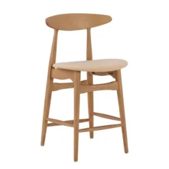 2pk 24" Cortland Mid Century Wood Counter Height Barstools - Inspire Q 6 2pk 24" Cortland Mid Century Wood Counter Height Barstools - Inspire Q -Baxton Studio Store GUEST 2046ddb4 3837 4e91 8a81 f7f11c36ba15