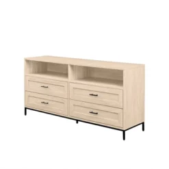 Orin Modern 4 Drawer TV Stand For TVs Up To 60" - Saracina Home -Baxton Studio Store GUEST 20740012 6c01 4bcc a26a d2780e0b0cc2